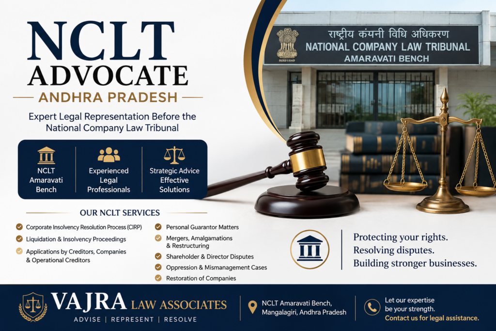 NCLT (National Company Law Tribunal) Advocate - Andhra Pradesh NCLT Advocate Andhra Pradesh
