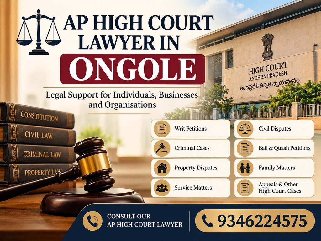 AP High Court Lawyer in Ongole ap high court lawyer in ongole