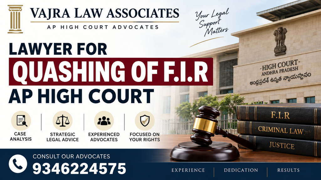 Lawyer for Quashing of F.I.R - AP High Court lawyer for quashing of f.i.r ap high court