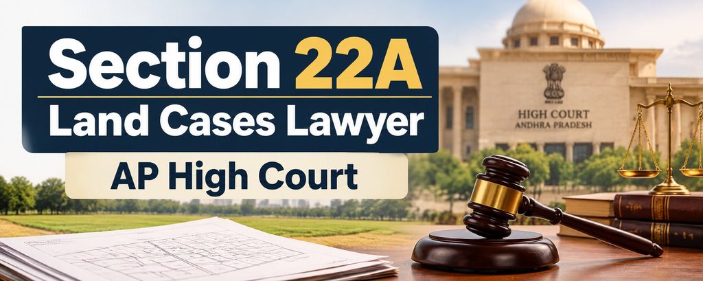 Section 22A Land Cases Lawyer – AP High Court section 22a land cases lawyer
